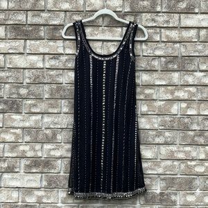 Beaded Flapper 1920s Great Gatsby Art Deco Shift Dress